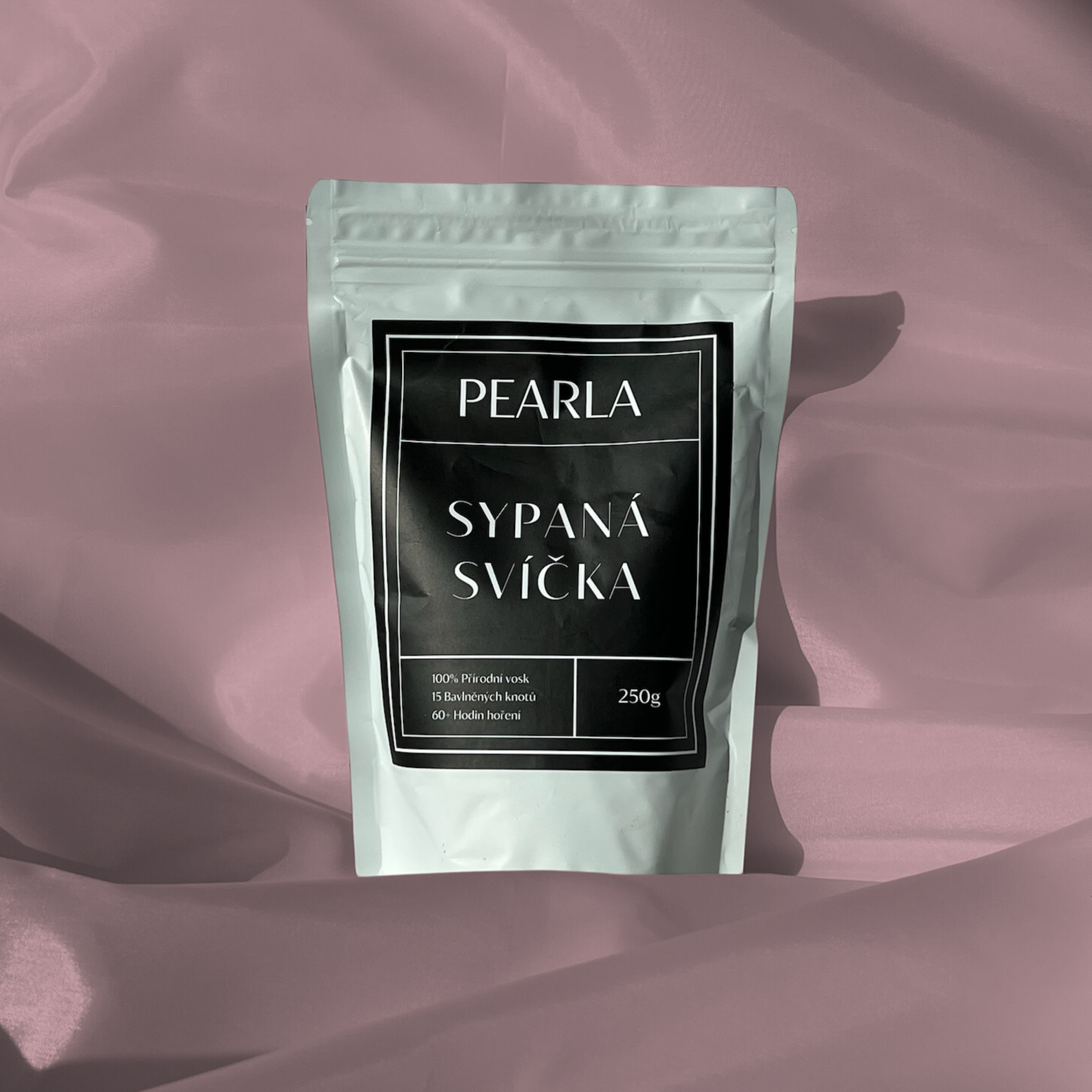 Sypaná svíčka 350g | 85h Starorůžová