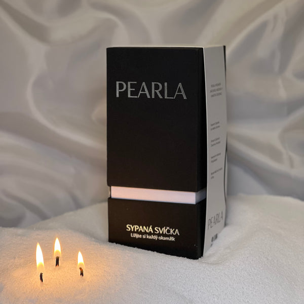Sypaná svíčka 500g | 120h Pearlově Bílá