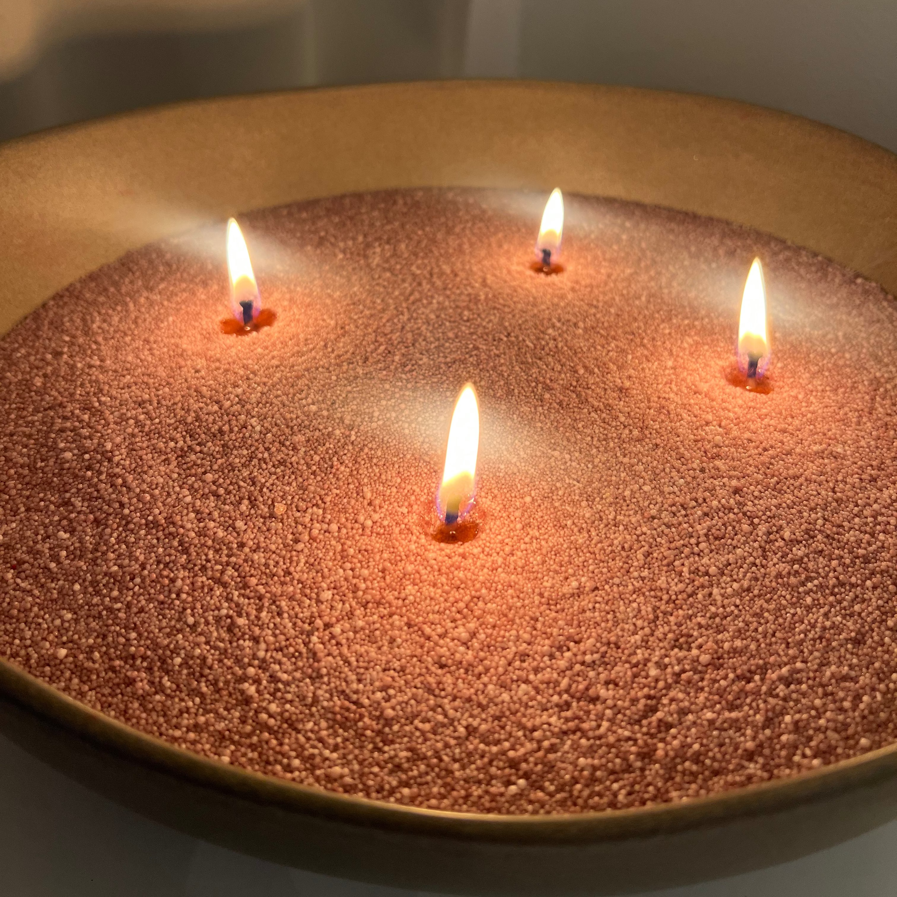 Sypaná svíčka 350g | 85h Starorůžová