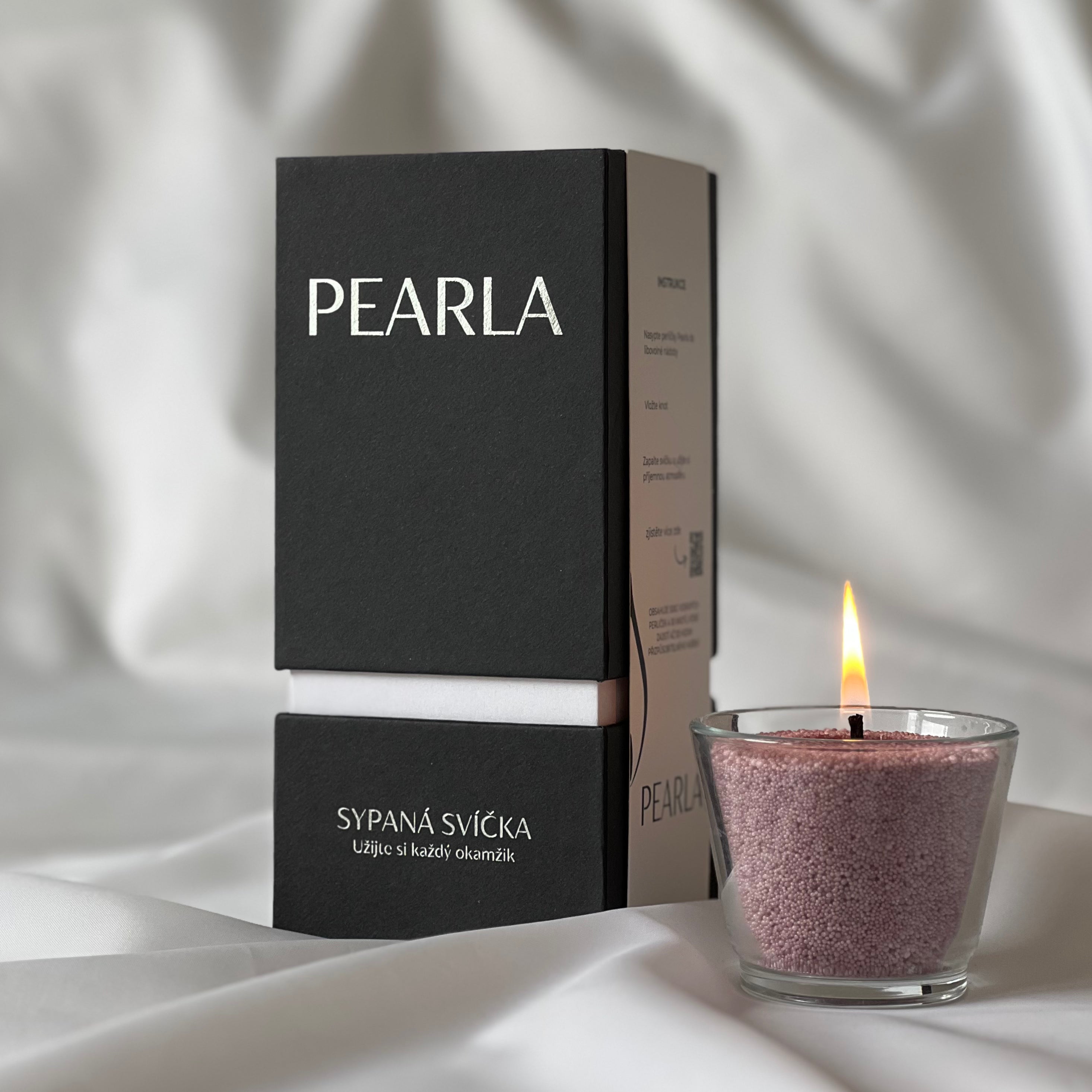 Sypaná svíčka 500g | 120h Starorůžová