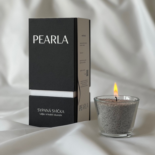 Sypaná svíčka 500g | 120h Břidlicově Šedá