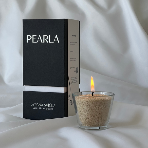 Sypaná svíčka 500g | 120h Pískově Béžová